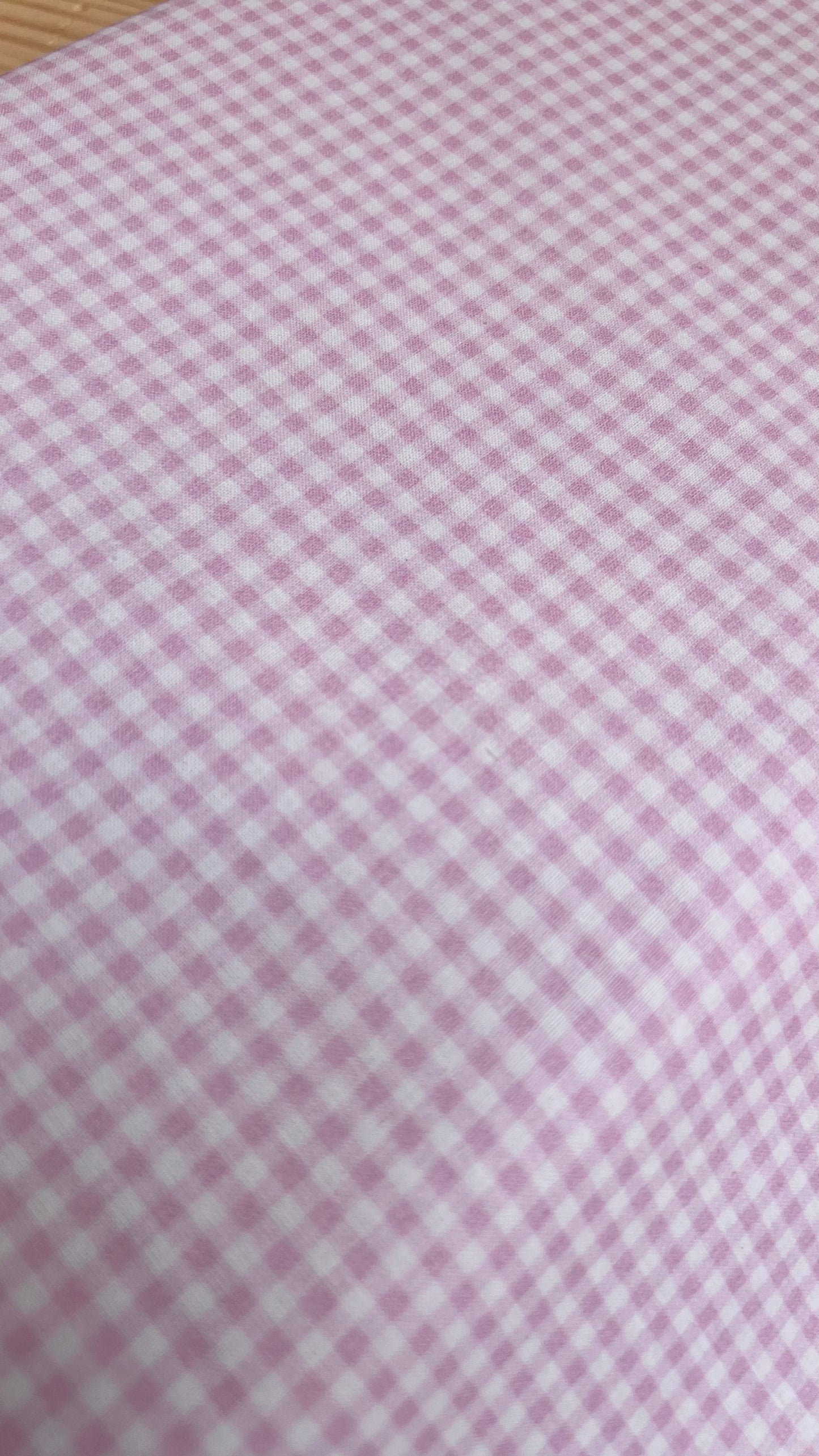 Tela popelin mini Vichy rosa