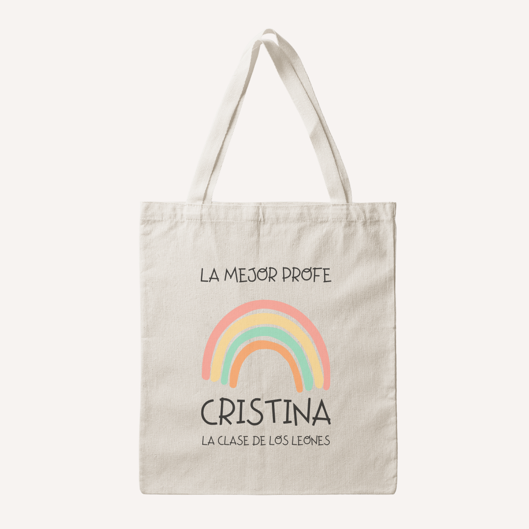 TOTE BAG PROFE Arco iris