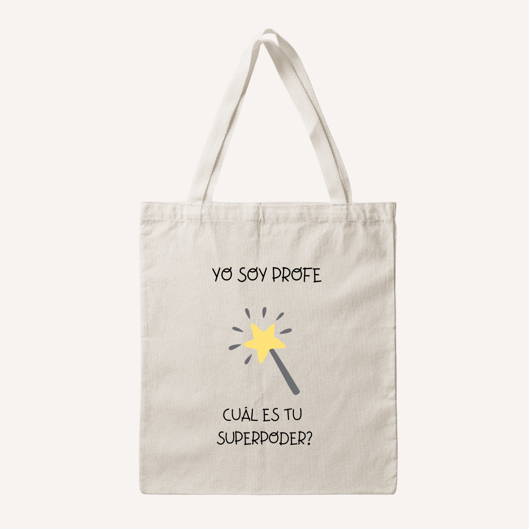 TOTE BAG PROFE Superpoder