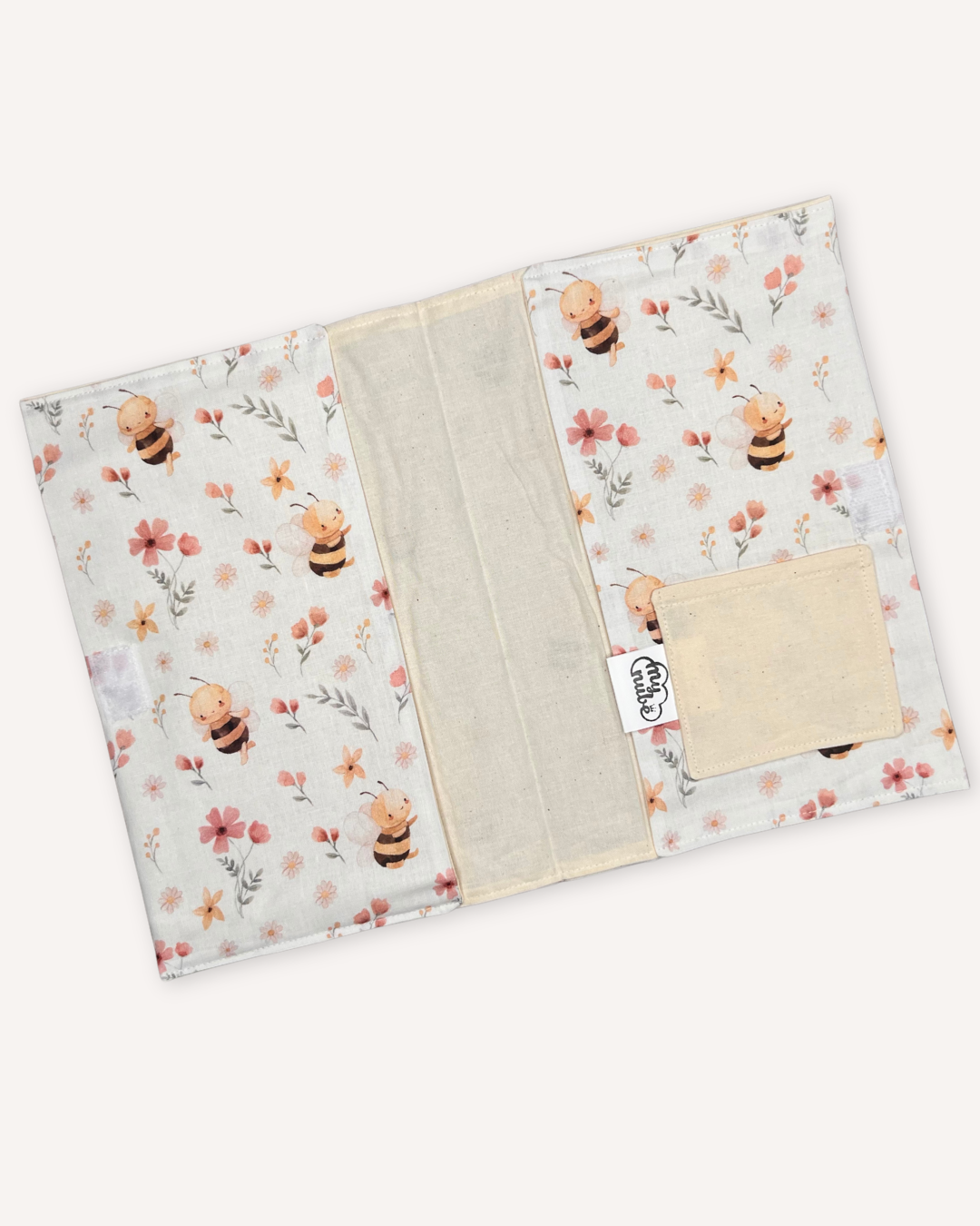 Portapañales bebé · Estampado Abejitas