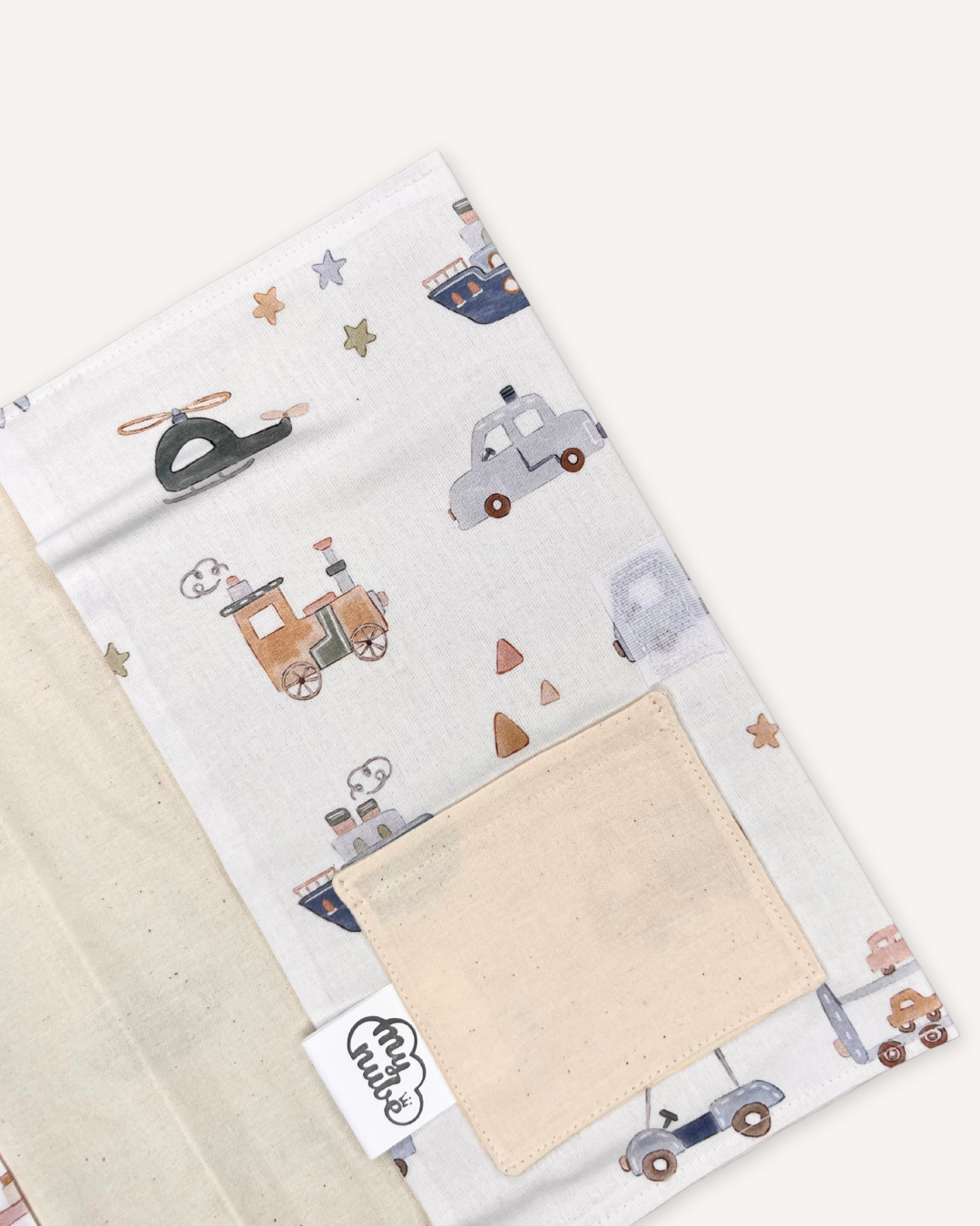 Portapañales bebé · Estampado Vehículos