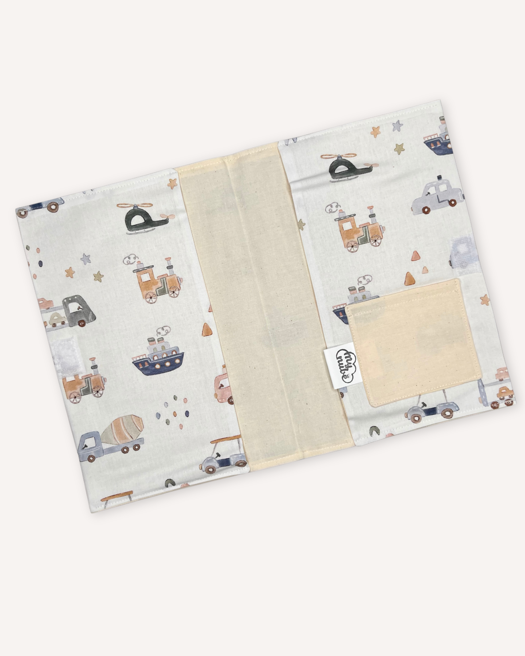Portapañales bebé · Estampado Vehículos