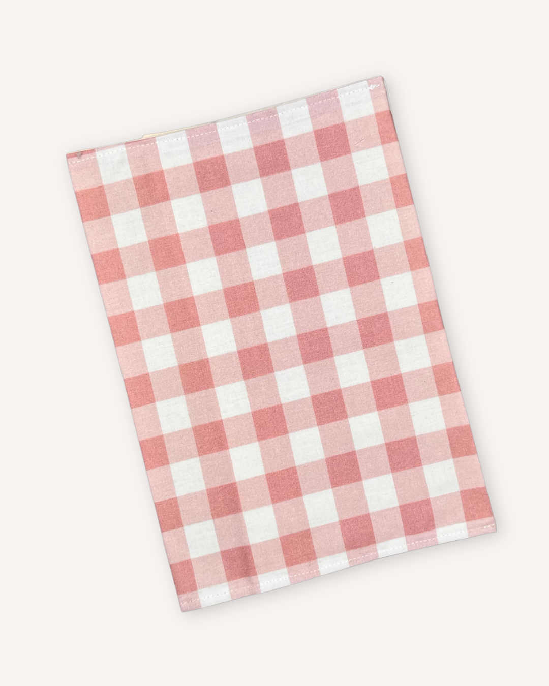 Portapañales bebé · Estampado Vichy rosa