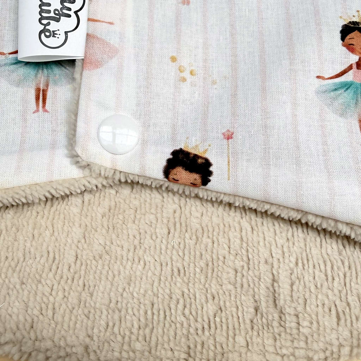 Cuellito bambú bailarinas de My Nube Azul, detalle del tejido
